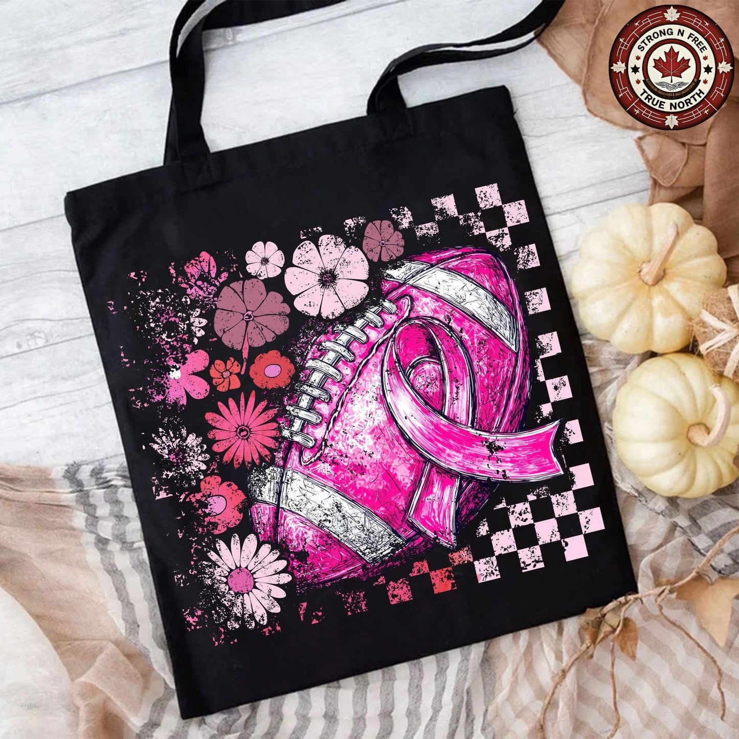 Retro Football Pink Out Tackle Breast Cancer ready-to-press DTF transfer photo 5