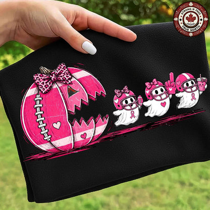 Cute Football Tackle Breast Cancer Stick Figures ready-to-press DTF transfer photo 4
