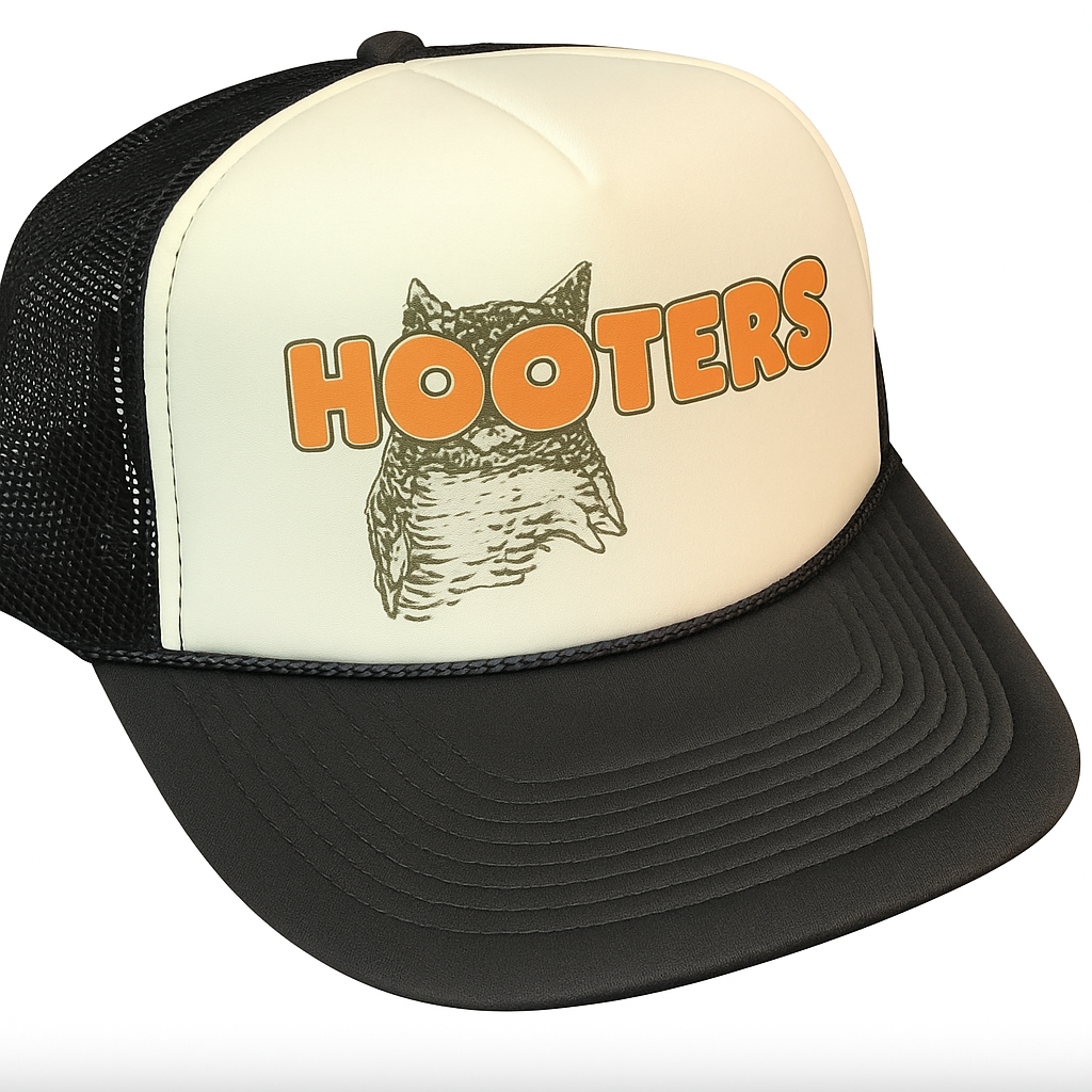 Retro Hooters Owl Trucker Hat – Funny Vintage Mesh Cap