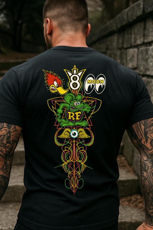 DTF Transfer – Retro Freak show Pinstripe Graphic