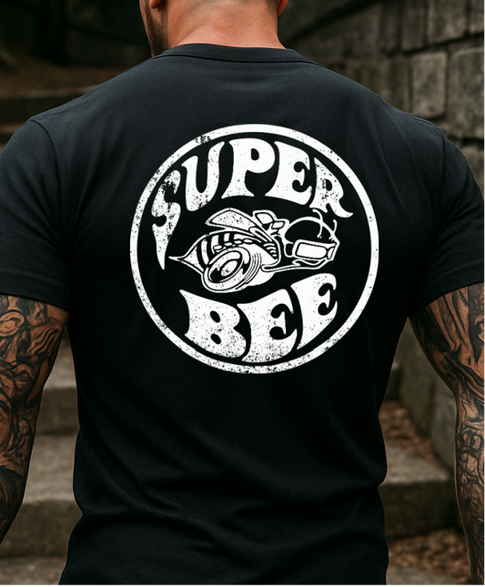 DTF Transfer Super Bee Vintage Muscle Car Emblem