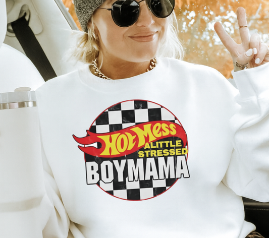 DTF Transfer Vintage Hot Rod Girl Graphic