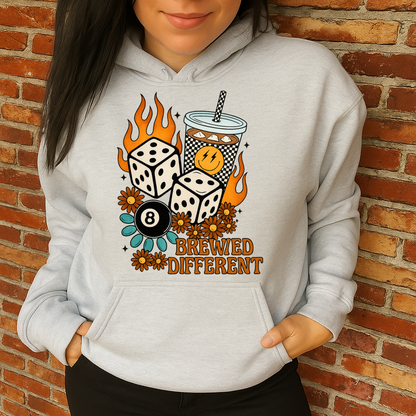 T-Shirt Hoody Crewneck Halloween Cauldron Ghost with Purple Whipped Cream & Pumpkin Mug