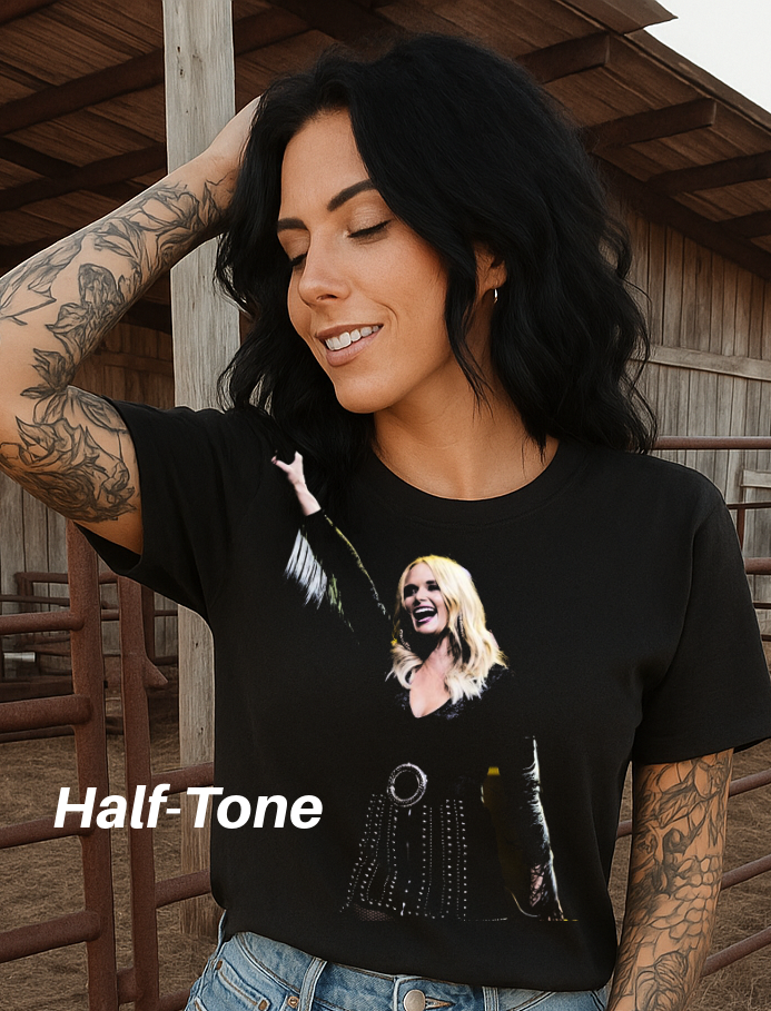 DTF Transfer Half-Tone Miranda Lambertt