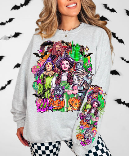 T-Shirt Crewneck Hoody Halloween Oz Crew  Dorothy, Scarecrow, Tin Man & Lion