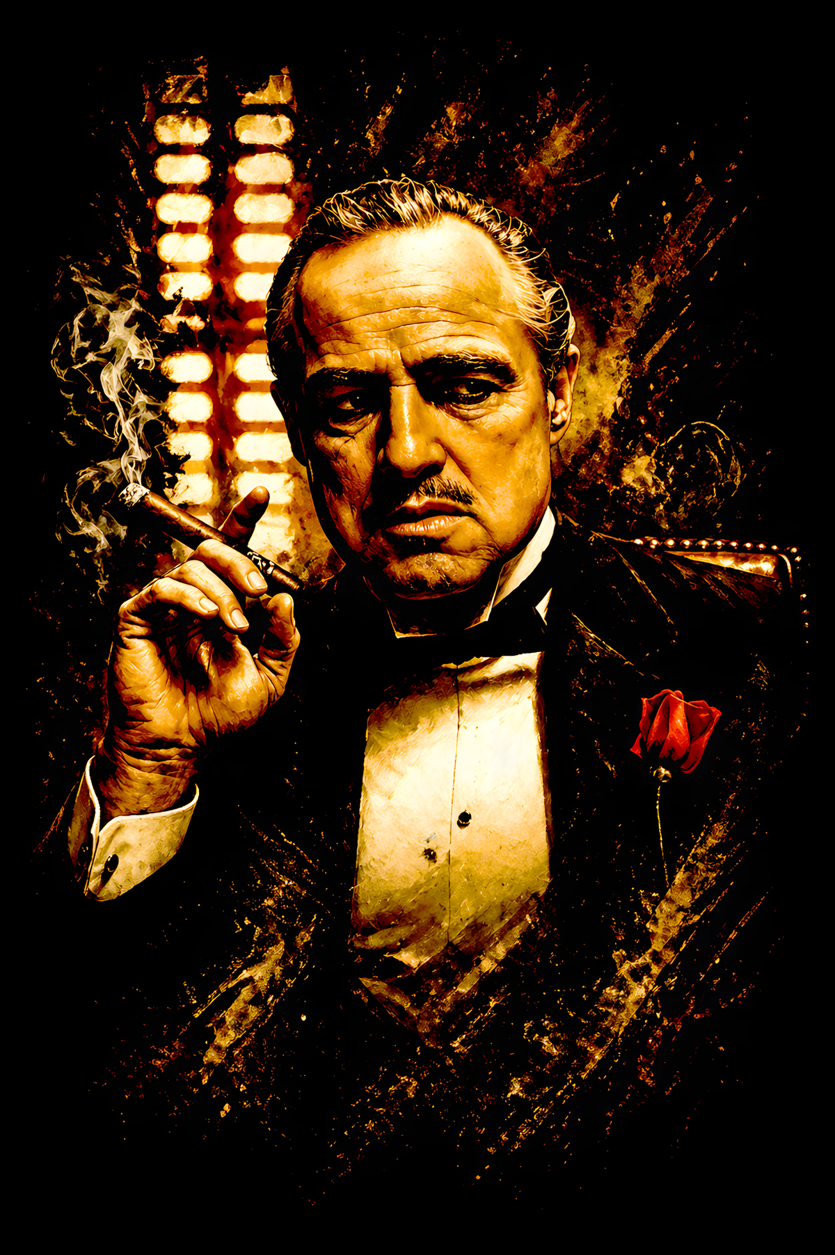 CinePrint Halftone 001 DTF transfer artwork