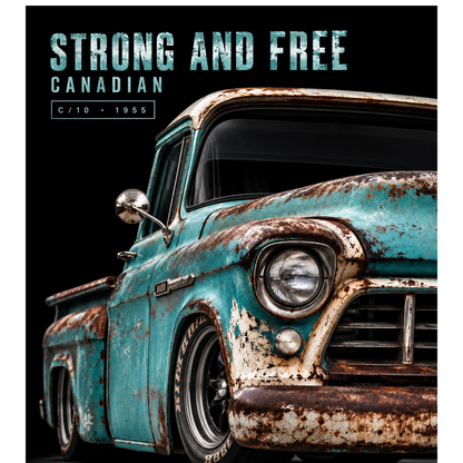 1955 Patina Chevrolet Pickup Truck - Strong and Free Canadian