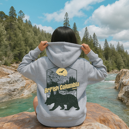 DTF Transfer BC Hoody Canadian Maple Leaf Hoodie