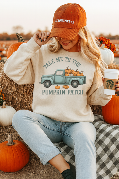 Hoody Crewneck – Pumpkin Patch Vintage Truck