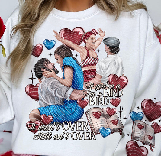 Sweatshirt T-Shirt Crewneck Valentines - Noteboook-Inspired Romance: If You’re a Bird, I’m a Bird