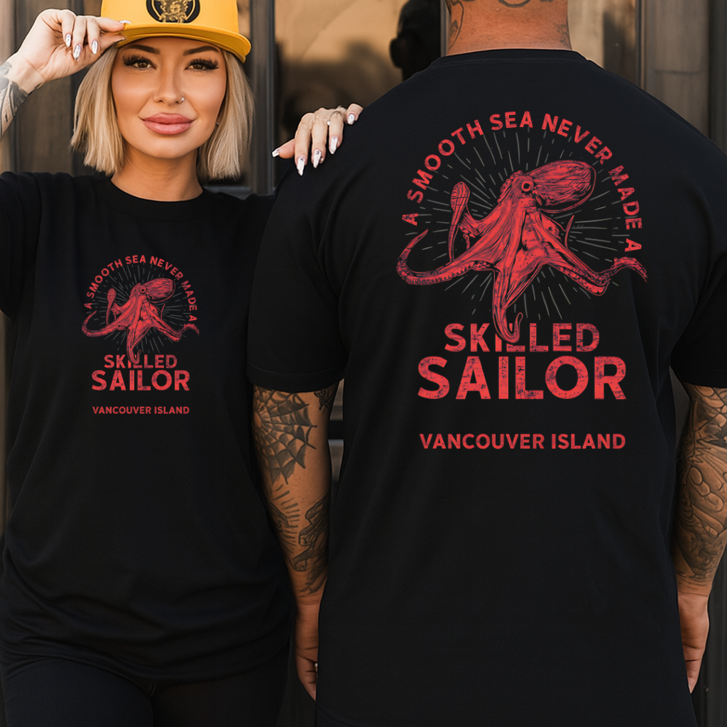 DTF Transfer Octopus Nautical Quote