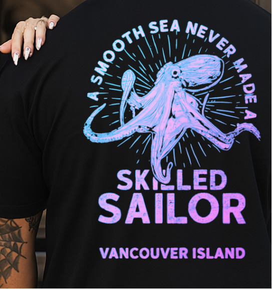 DTF Transfer Octopus Nautical Quote