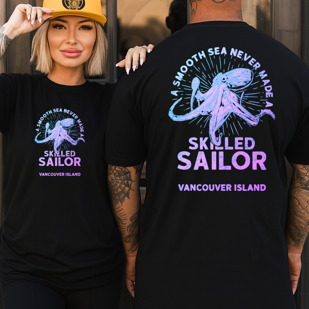 DTF Transfer Octopus Nautical Quote