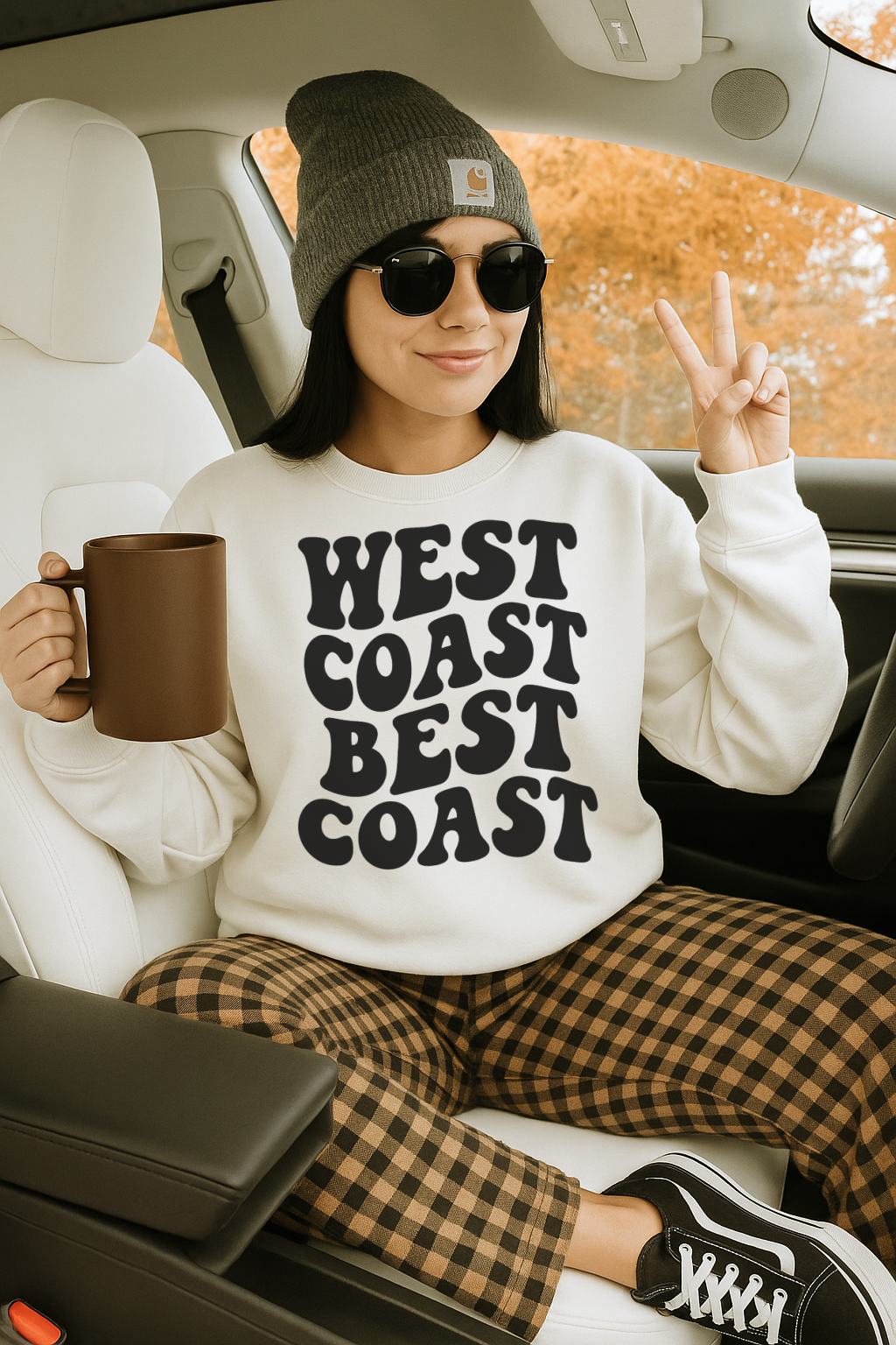 DTF Transfer Retro Sweatshirt – West Coast Best Coast