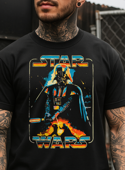 DTF Transfer Dark Wars Galaxy Starr Warrior