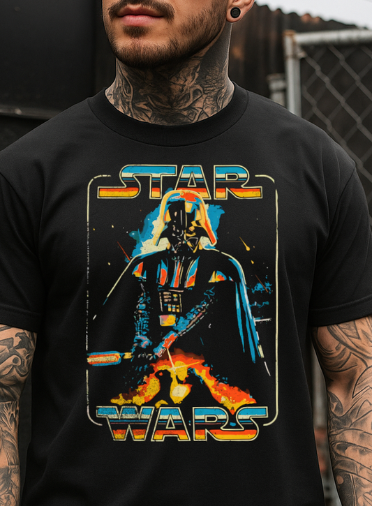 DTF Transfer Dark Wars Galaxy Starr Warrior