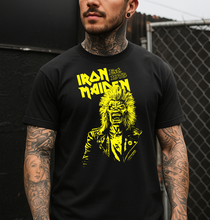 DTF Transfer Bold Rock Monster Jacket Graphic Iron M