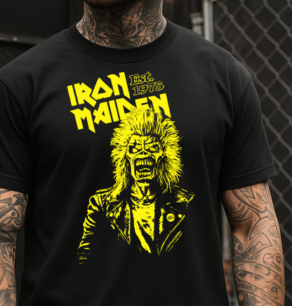 DTF Transfer Bold Rock Monster Jacket Graphic Iron M