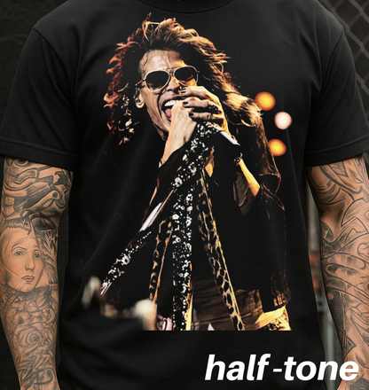 DTF Transfer Half-Tone Steve T Aerosmithh
