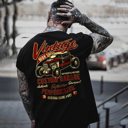 T-Shirt Sweatshirt Hoodie  Gear Heads Highspeed Custom Garage Vintage Style