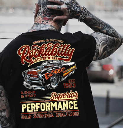 T-Shirt Sweatshirt Hoodie  Gear Heads Rockabilly Performance