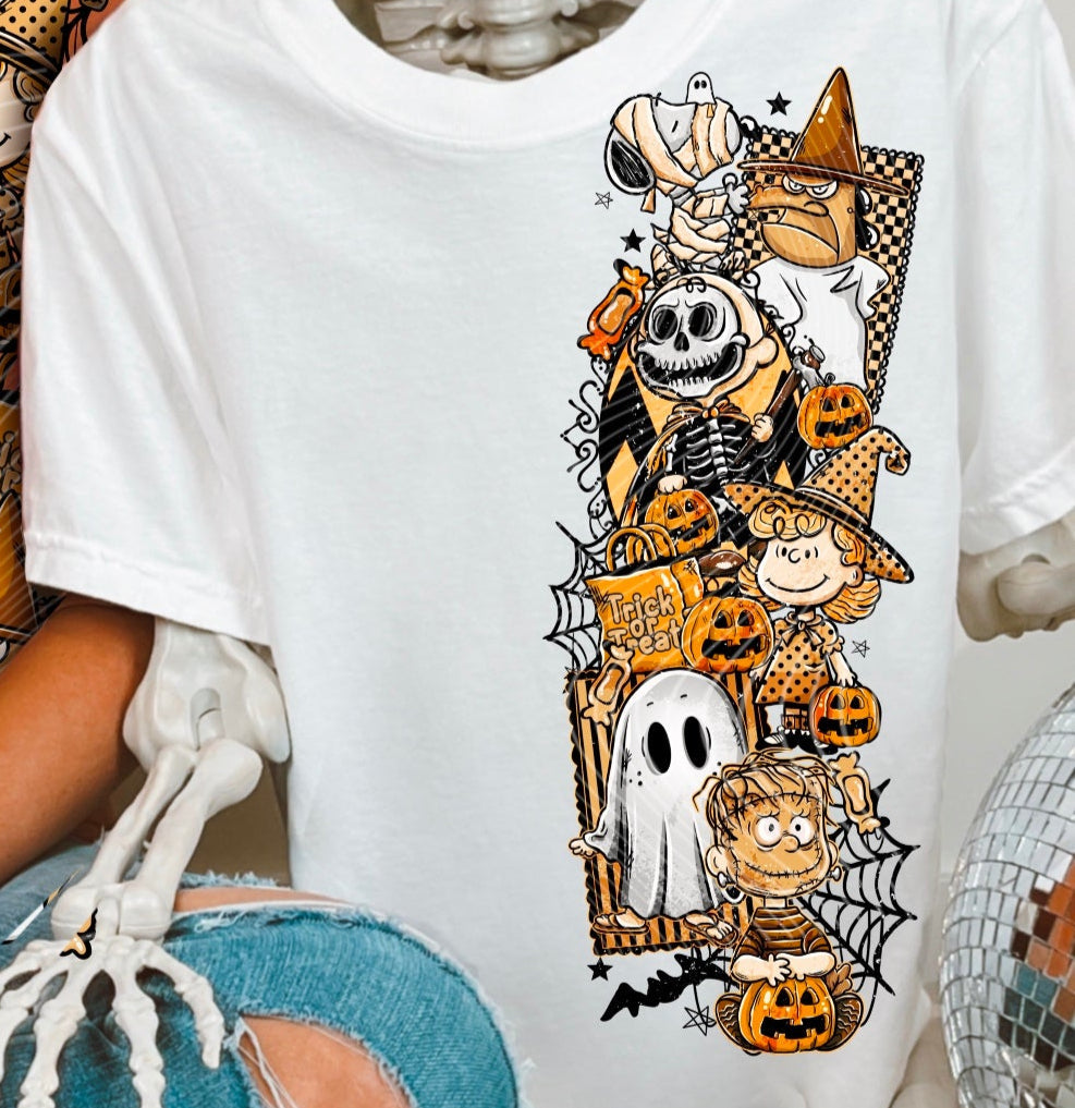 T-Shirt Hoody Halloween P Gang – Vertical & Full Panel Trick-or-Treat Designs