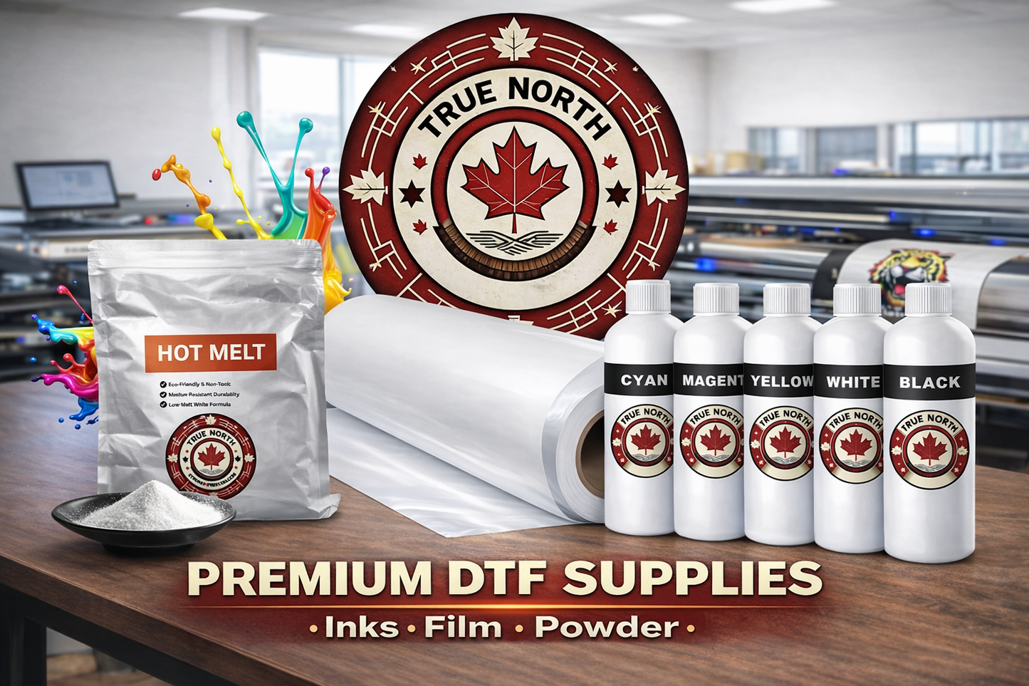 Premium DTF Ink – 1000ml (33.8 fl oz) Best Price In Canada