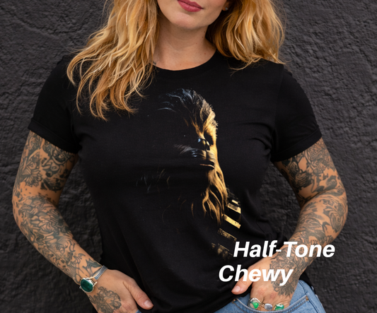 DTF Transfer Half-Tone Classic Space Movie