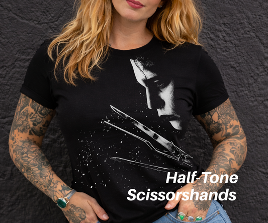 DTF Transfer Half-Tone Classic Movie