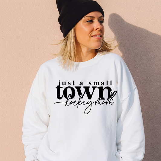 Sweatshirt Hoodie Crewneck Hockey Mom  Small Town Pride