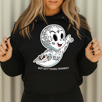 DTF Transfer Tattoo Ghost Not So Friendly