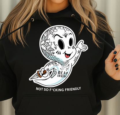 DTF Transfer Tattoo Ghost Not So Friendly
