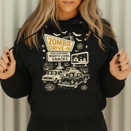 DTF Transfer Zombie Drive-In – Night of Living Snacks