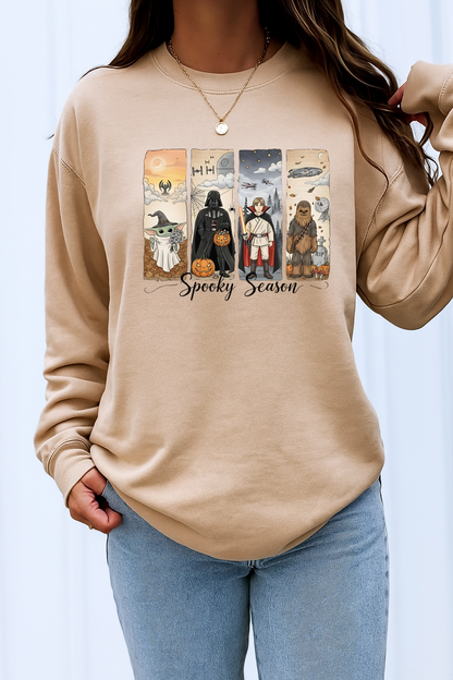 DTF Transfer Spooky Season – Star W Halloween Character Panel Print