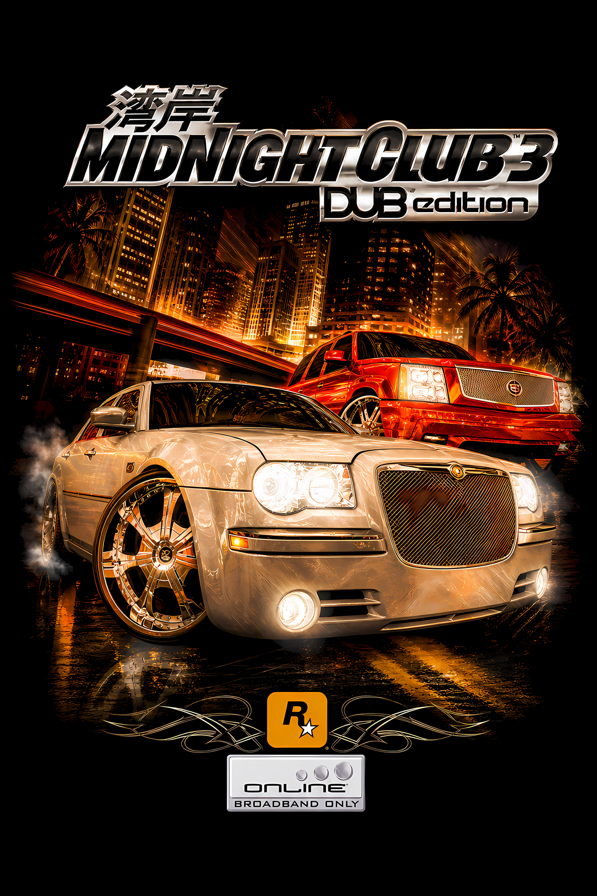 Midnight Clubb 3 – DUBb Edition – Games Retro Halftones 014 DTF transfer artwork