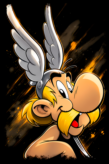 Asterixx – Games Retro Halftones 036 DTF transfer artwork