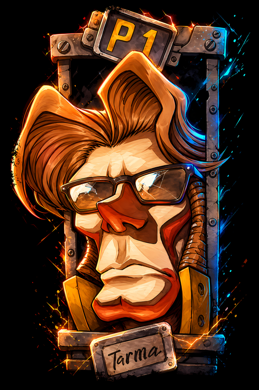 Metal Slugg – Tarmaa – Games Retro Halftones 043 DTF transfer artwork