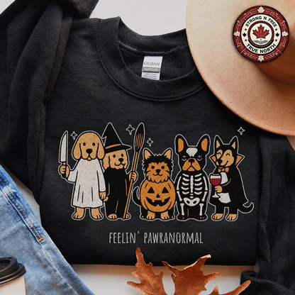 Feelin’ Pawranormal Halloween dogs ready-to-press DTF transfer photo 2