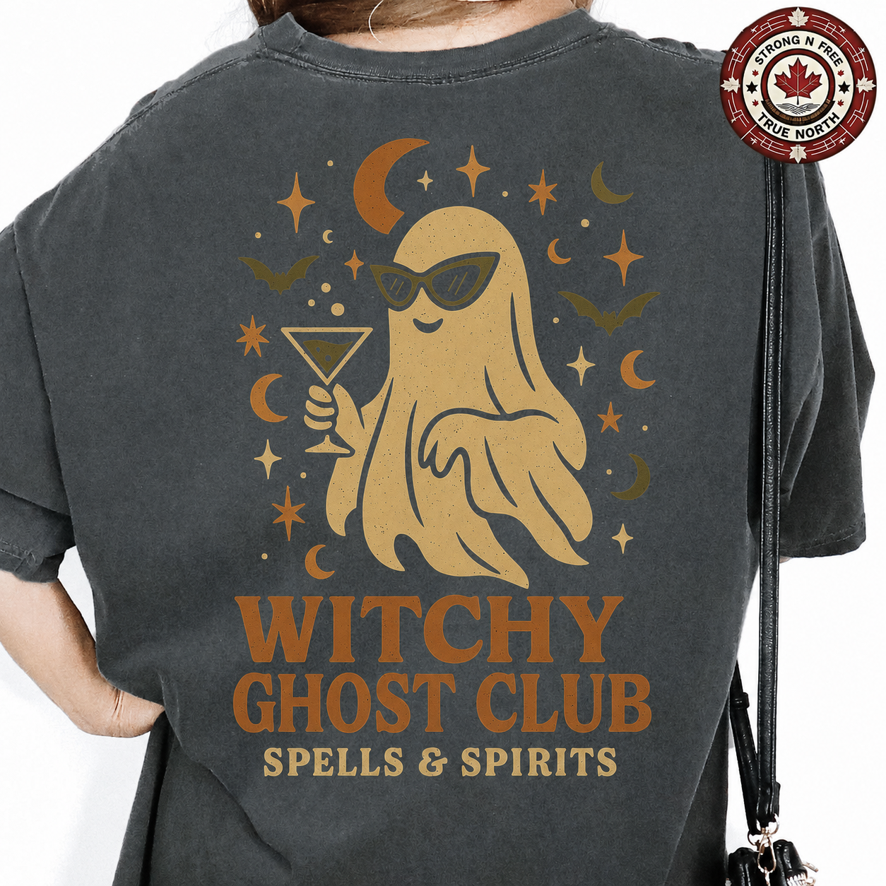 Witchy Ghost Club ready-to-press DTF transfer photo 1