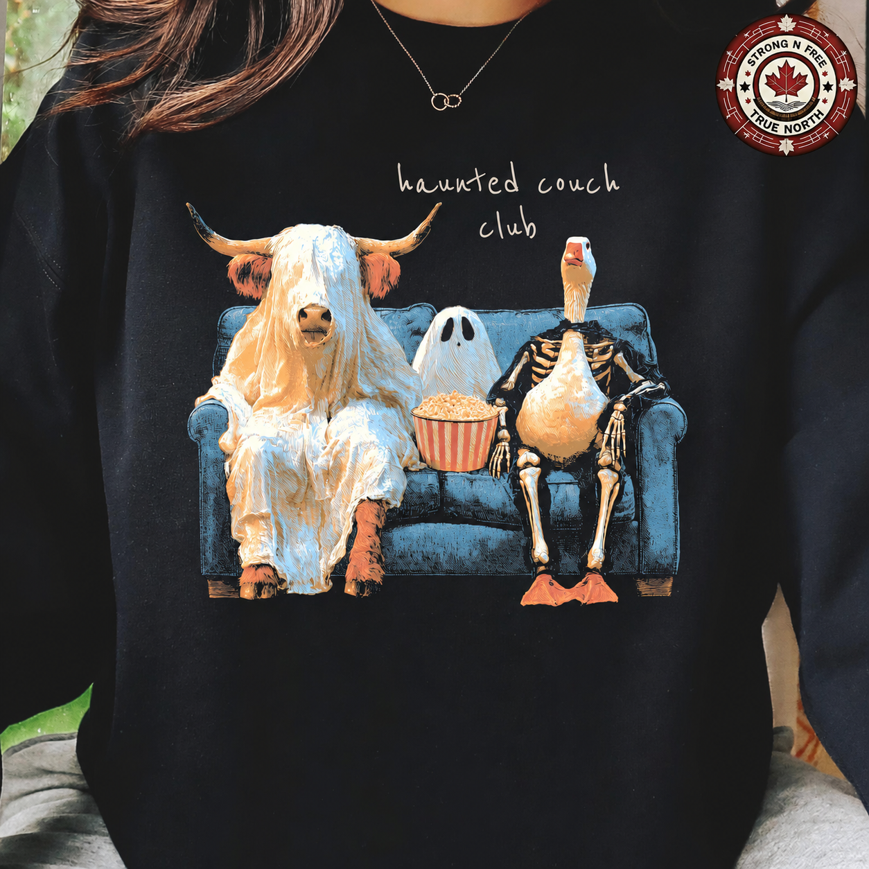 Haunted Couch Club farm animals ready-to-press DTF transfer photo 3