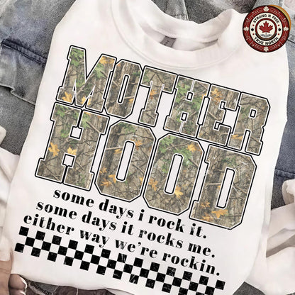 Camo Cozy Season Motherhood , Hunting Mama Camo Western Vintage , Trendy Mom ready-to-press DTF transfer photo 1