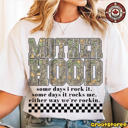 Camo Cozy Season Motherhood , Hunting Mama Camo Western Vintage , Trendy Mom ready-to-press DTF transfer photo 3