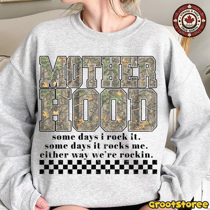 Camo Cozy Season Motherhood , Hunting Mama Camo Western Vintage , Trendy Mom ready-to-press DTF transfer photo 6