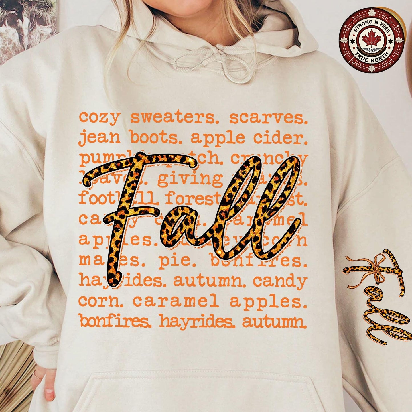 Leopard Fall , Coquette Autumn Pumpkin Design, Cozy Season Retro Halloween ready-to-press DTF transfer photo 2