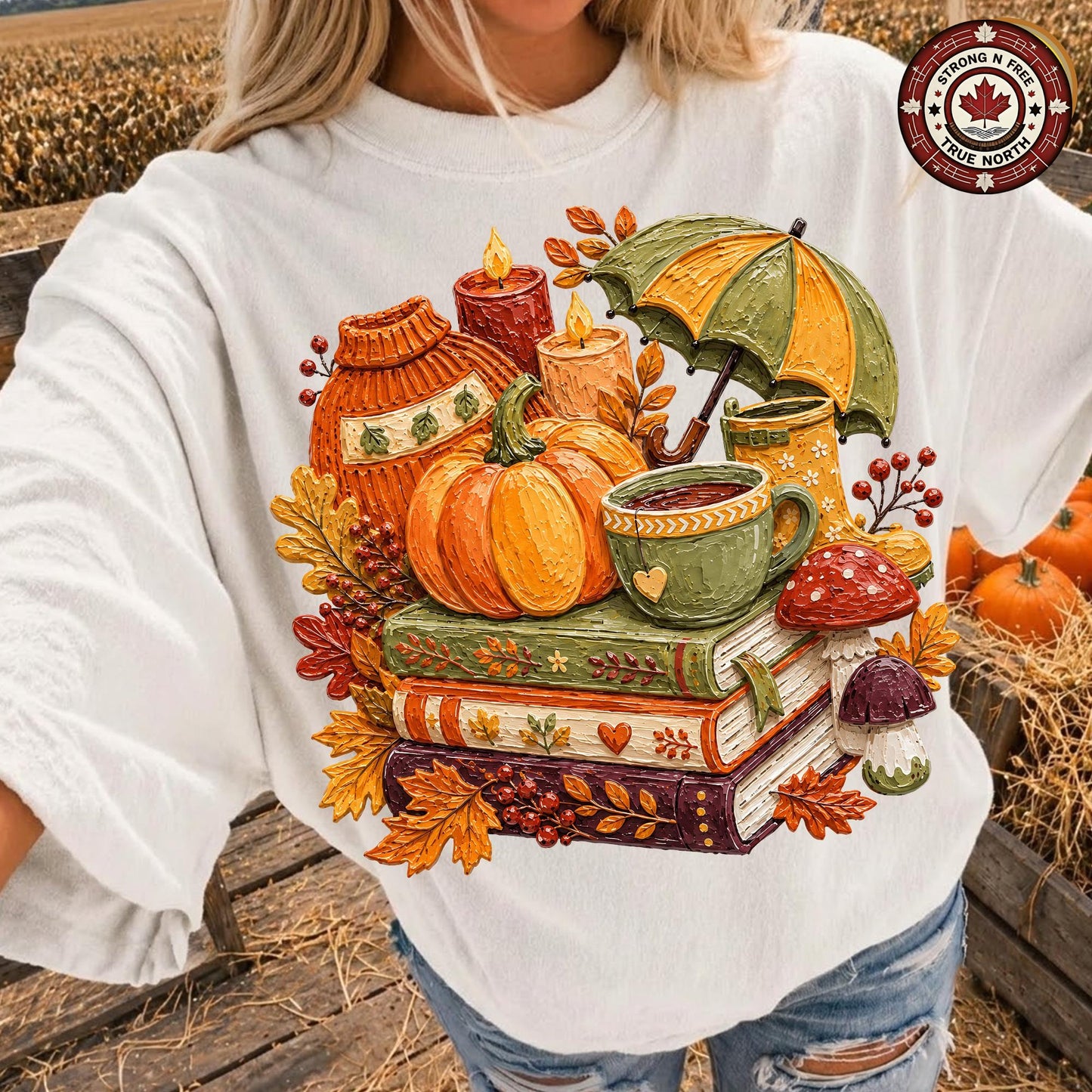 Fall Vibes , Leopard Print Cozy Autumn Pumpkin Design, Happy Doodle Pumpkins ready-to-press DTF transfer photo 2