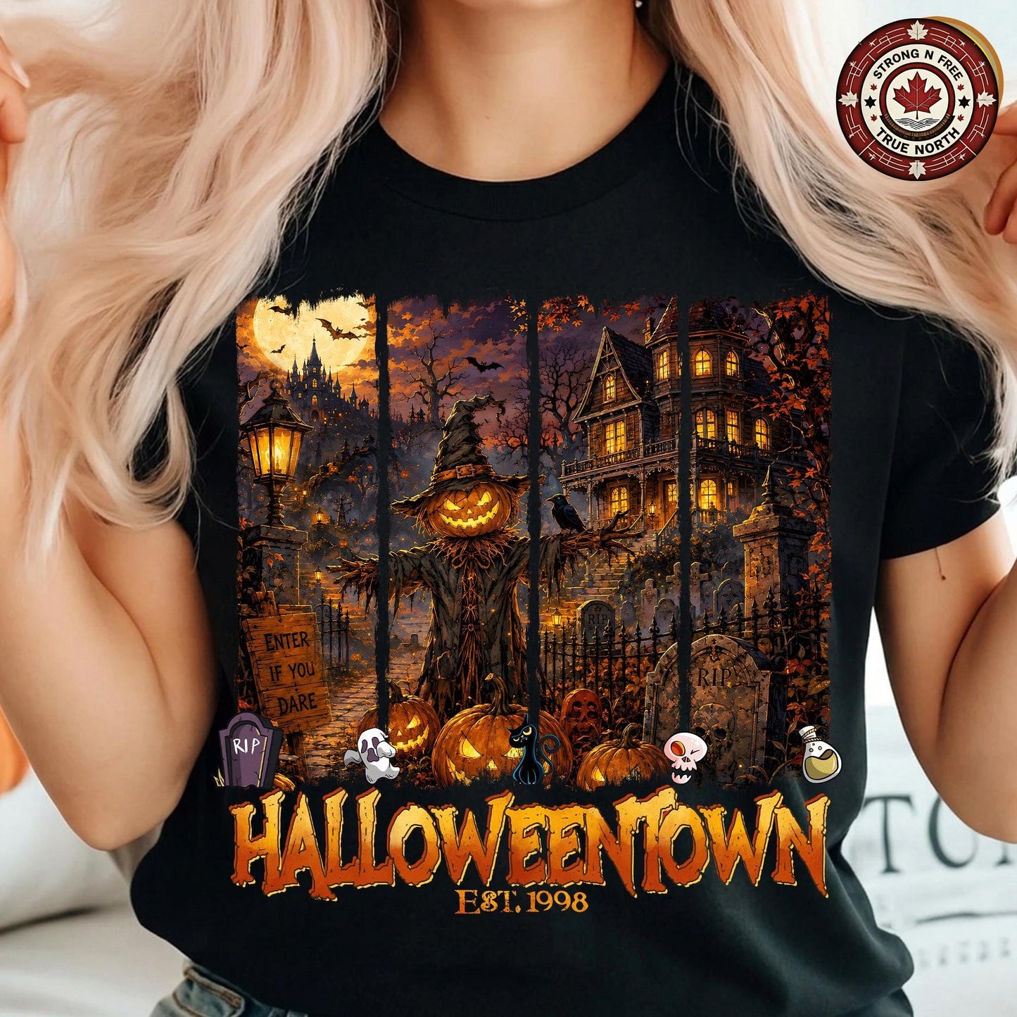 Cute Fall , Autumn Friends Cartoon Design, Pumpkin Season Graphic, Cozy ready-to-press DTF transfer photo 3