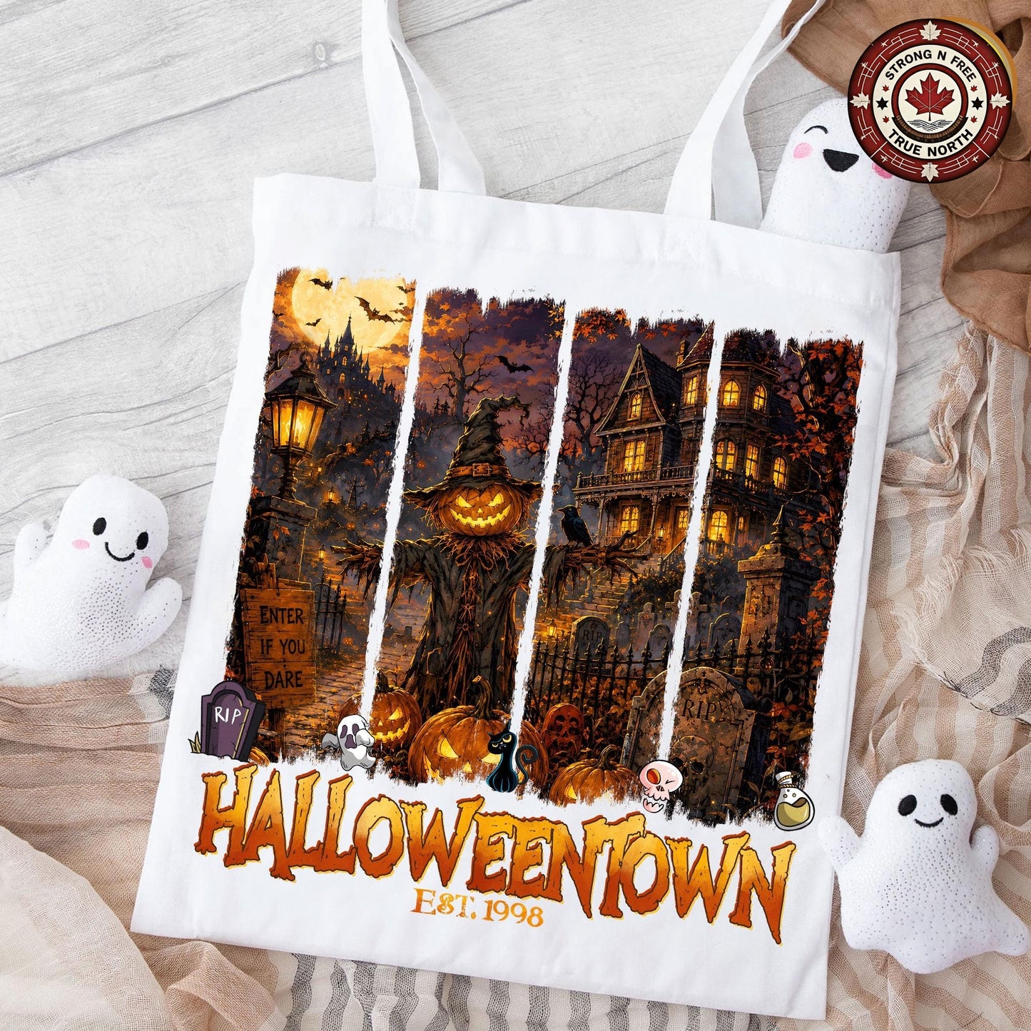 Cute Fall , Autumn Friends Cartoon Design, Pumpkin Season Graphic, Cozy ready-to-press DTF transfer photo 6