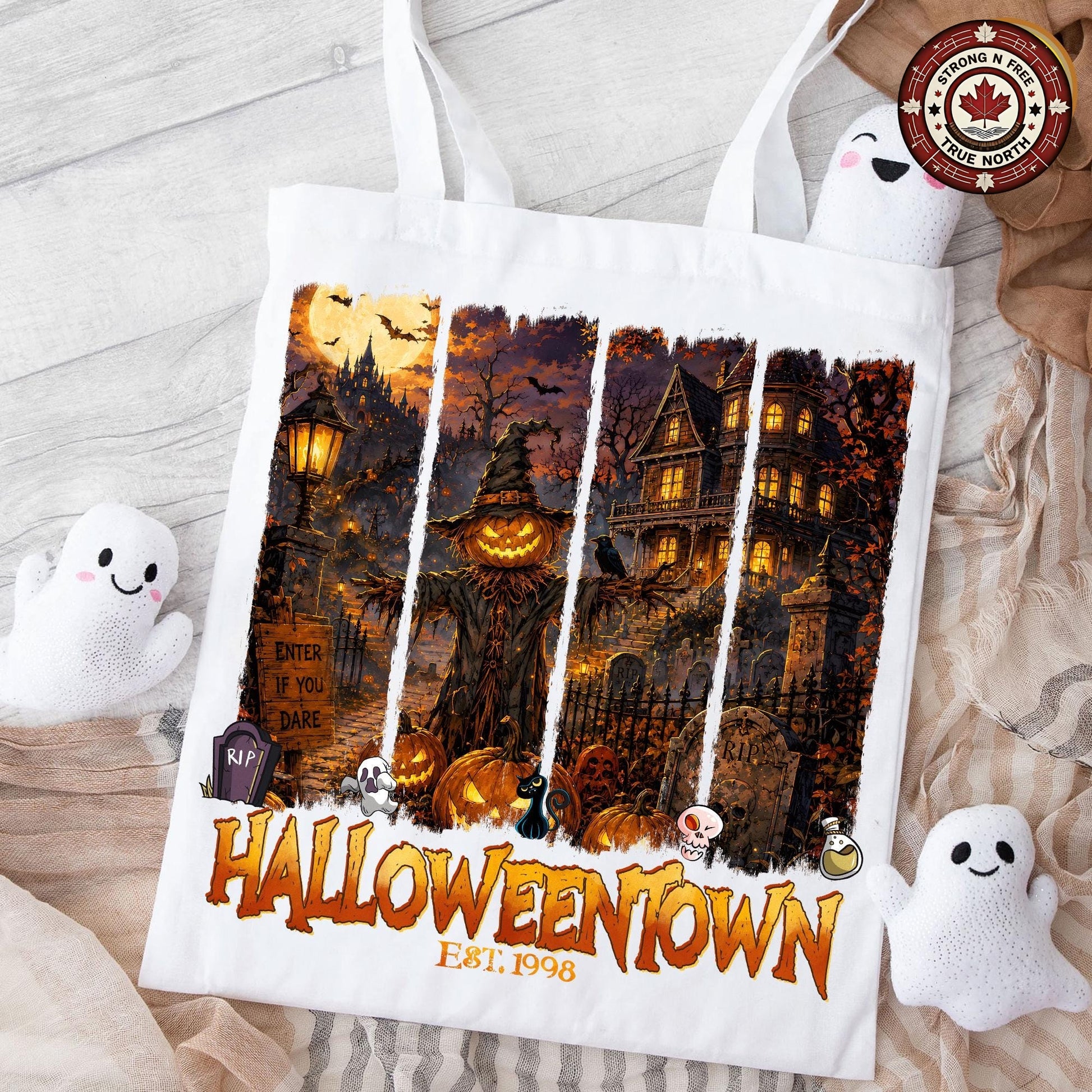 Cute Fall , Autumn Friends Cartoon Design, Pumpkin Season Graphic, Cozy ready-to-press DTF transfer photo 6