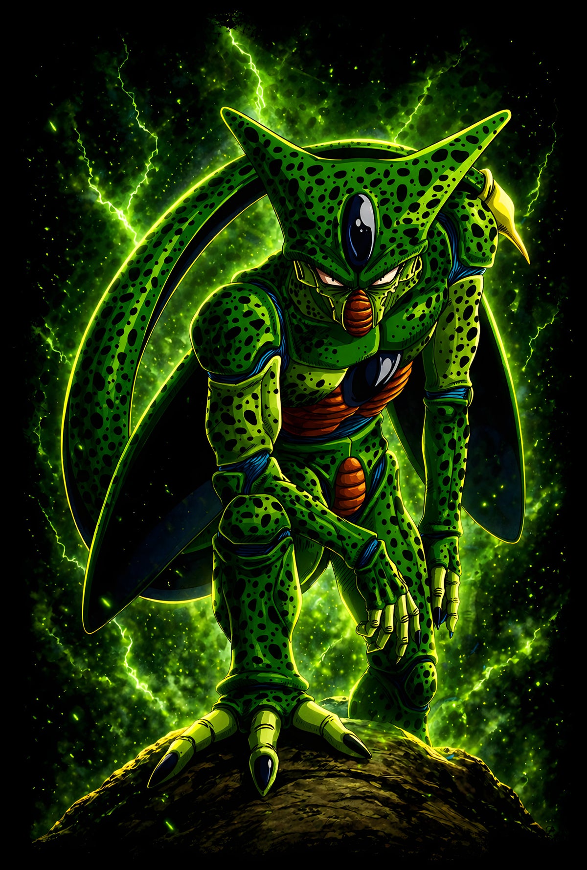 Cell Green Energy - Halftone DTF transfer - Prints best on darks