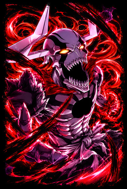 Purple Armored Monster - Halftone DTF transfer - Prints best on darks